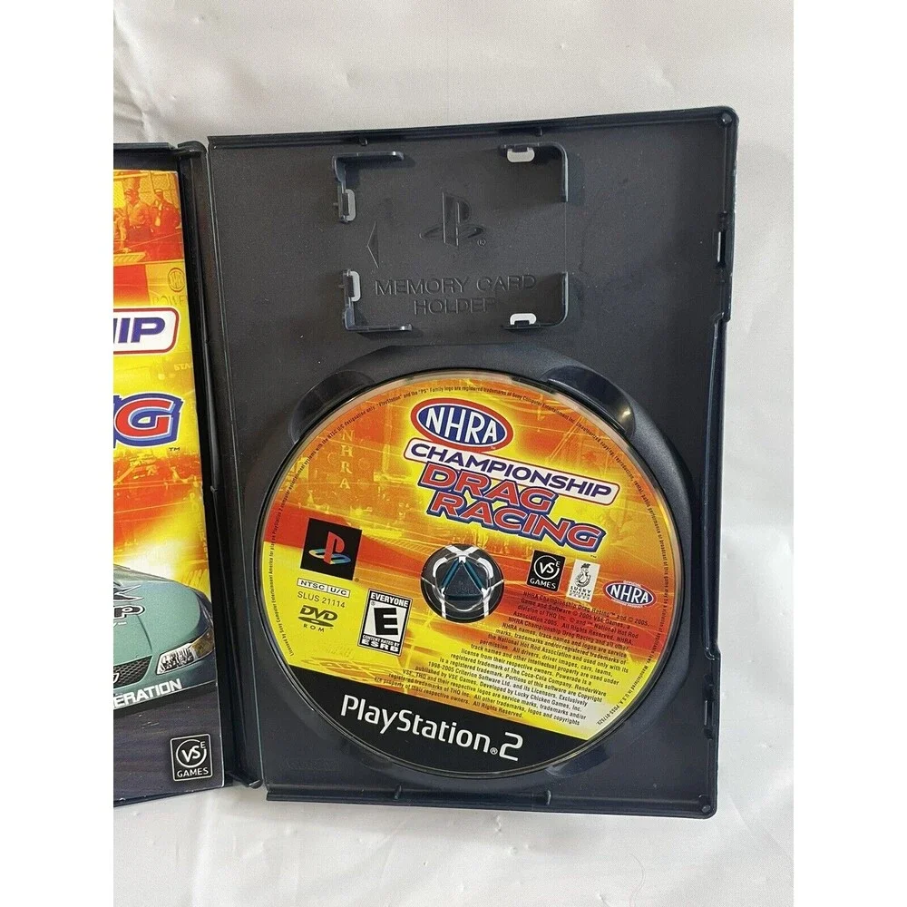 Nhra Championship Drag Racing Game (PlayStation 2, PS2) Tested Working